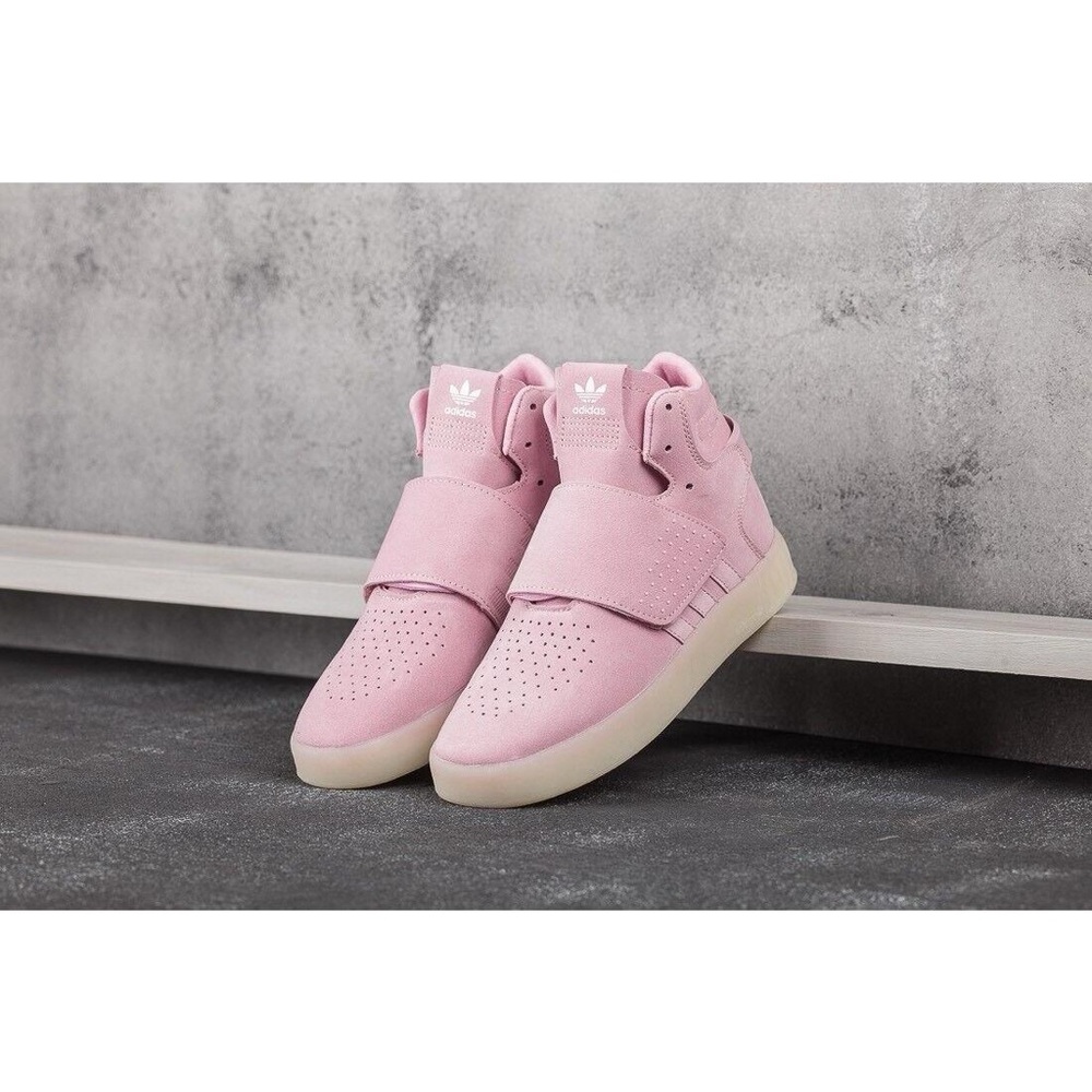 Adidas tubular originals with strap sz 7w